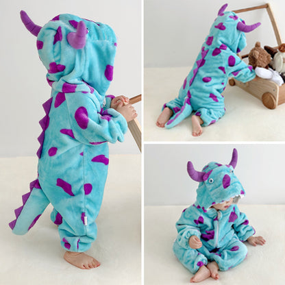 Baby jumpsuit spring and autumn baby clothes type a outer wear crawling clothes newborn baby jumpsuit shape animal children pajamas