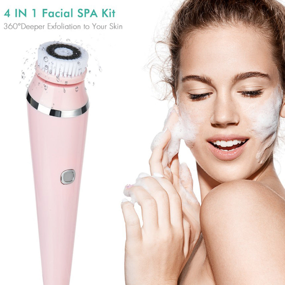 New electric facial cleanser beauty instrument source manufacturer multifunctional waterproof facial cleanser ultrasonic facial cleansing brush