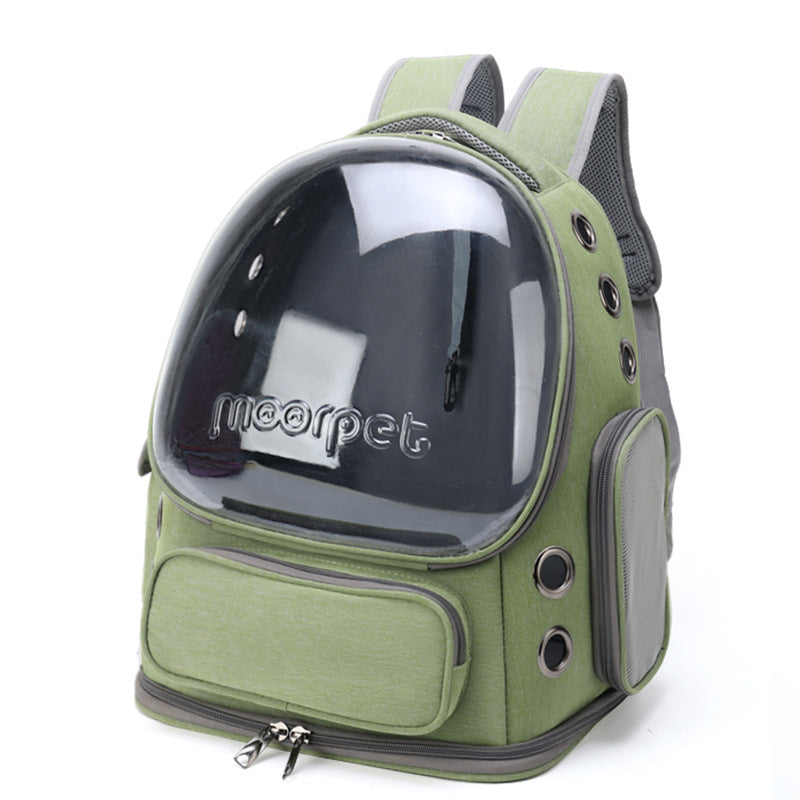 Cat bag pet bag portable backpack breathable space capsule viewing pet bag large space dog bag