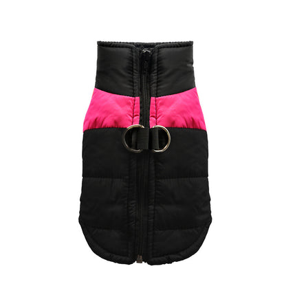 Pet clothing autumn and winter cat and dog clothes thick warm cotton vest Teddy medium and large dog supplies wholesale