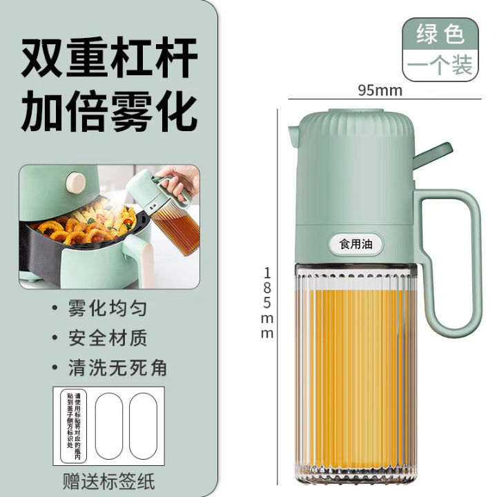 Yige portable press atomizing air fryer oil sprayer kitchen with label classification soy sauce vinegar seasoning bottle spot