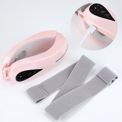 Cross-border EMS color light face slimming instrument V-face lifting vibration massage micro-current beauty instrument facial massager