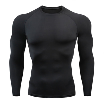 Running suit men's sports gym basketball equipment training tight quick-drying morning summer spring and summer fitness clothes