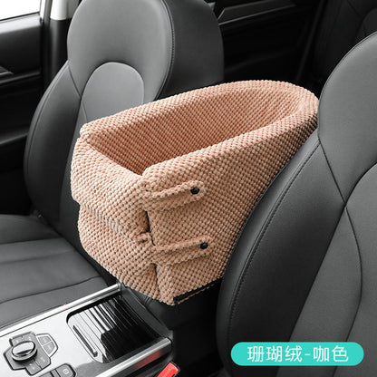 Small dog central control car safety seat pet cat dog bed car seat cushion car anti-dirty artifact