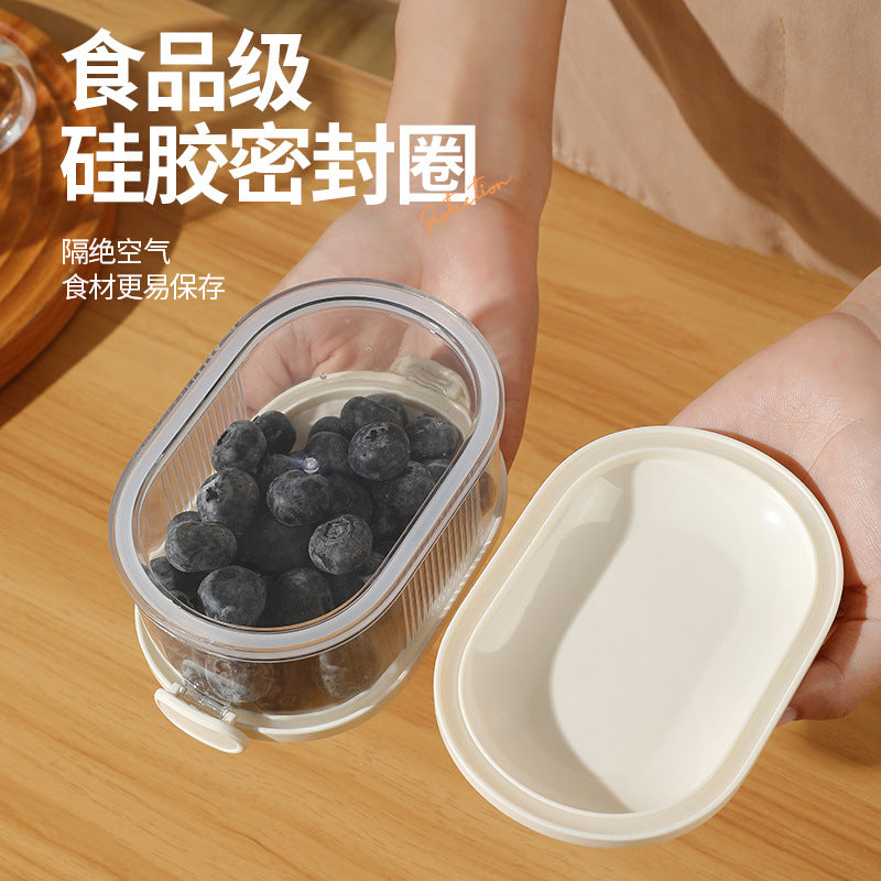 [Patent] Kitchen storage box onion, ginger, garlic preservation box spice box can be stacked food sealing box