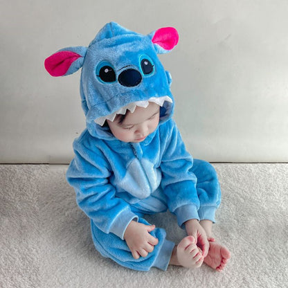 Baby jumpsuit spring and autumn baby clothes type a outer wear crawling clothes newborn baby jumpsuit shape animal children pajamas