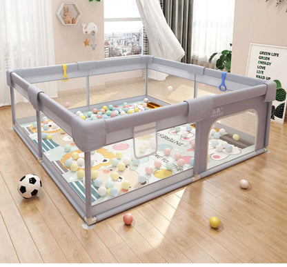 Yihai Fence Guardrail Baby Ground Crawling Toddler Fence Baby Indoor Home Climbing Mat Children's Play Fence