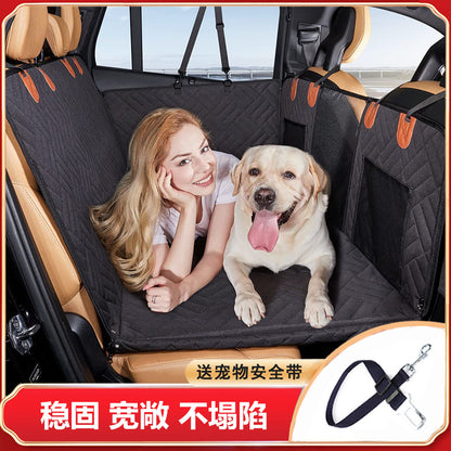 Pet car mat load-bearing car pet mat dog travel hammock rear seat pad hard board car dog kennel