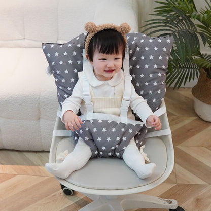 Cross-border popular children's baby dining chair safety belt eating fixed safety dining chair strap convenient protection belt