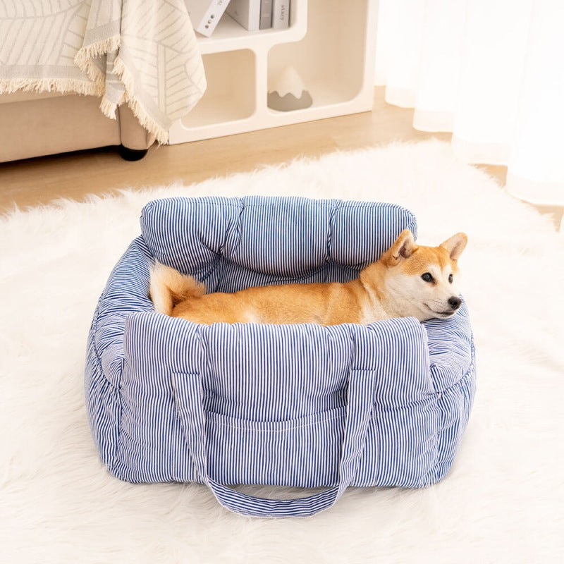 Cross-border car dog kennel pet safety seat multi-purpose outing small and medium-sized dog car portable portable cat bed dog kennel