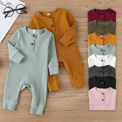 Foreign trade ins baby jumpsuit baby spring and autumn pure cotton thread baby long-sleeved romper crawling clothes