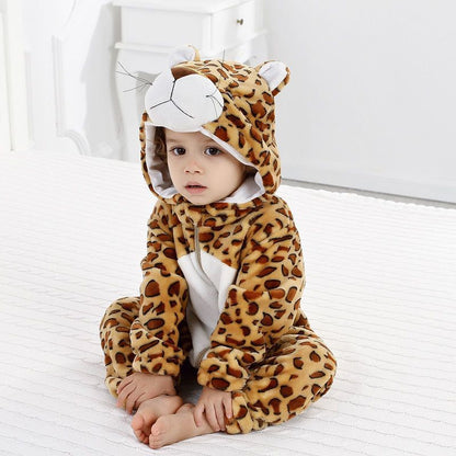 Baby jumpsuit spring and autumn baby clothes type a outer wear crawling clothes newborn baby jumpsuit shape animal children pajamas