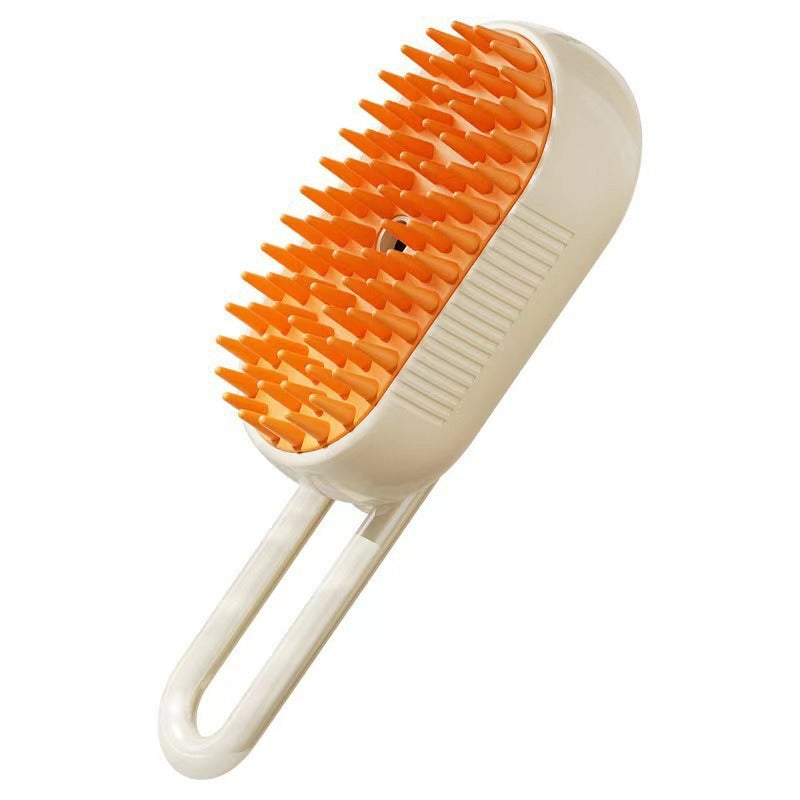 New cross-border cat and dog pet electric spray massage calming comb one-click spray anti-fly comb bath brush hair removal