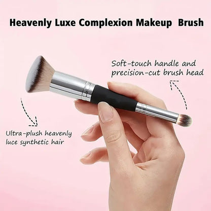 Two-in-one double-head makeup brush for foundation and concealer, single flat-head brush, cross-border beauty tools