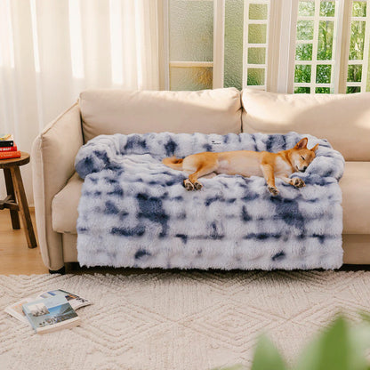 Amazon hot selling dog house right angle removable and washable dog house pet sofa dog sofa pet cushion plush dog house