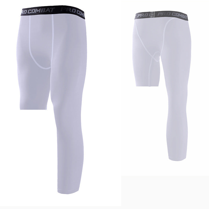 Running suit men's sports gym basketball equipment training tight quick-drying morning summer spring and summer fitness clothes