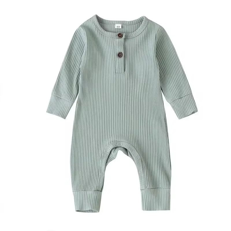 Foreign trade ins baby jumpsuit baby spring and autumn pure cotton thread baby long-sleeved romper crawling clothes