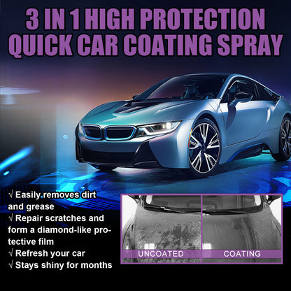 Rayhong 3 in 1 high protection fast car paint spray automatic manual paint color changing cleaning coating spray