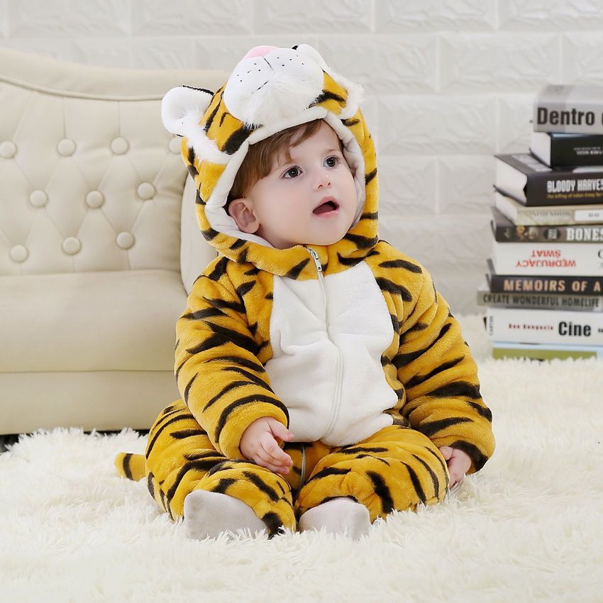 Baby jumpsuit spring and autumn baby clothes type a outer wear crawling clothes newborn baby jumpsuit shape animal children pajamas