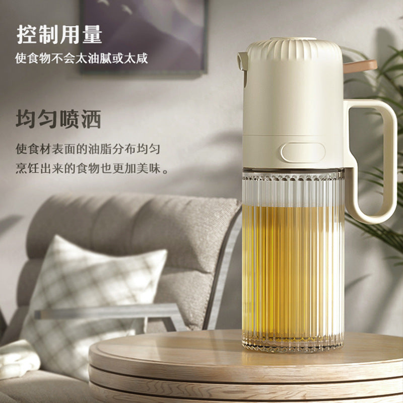 Yige portable press atomizing air fryer oil sprayer kitchen with label classification soy sauce vinegar seasoning bottle spot