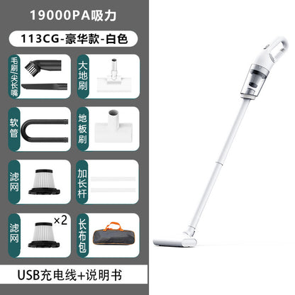 Car vacuum cleaner with wireless charging for car, small size, high power, strong handheld, large suction