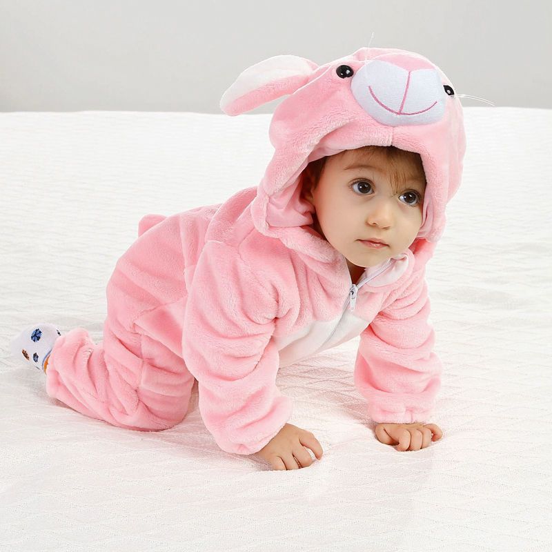 Baby jumpsuit spring and autumn baby clothes type a outer wear crawling clothes newborn baby jumpsuit shape animal children pajamas