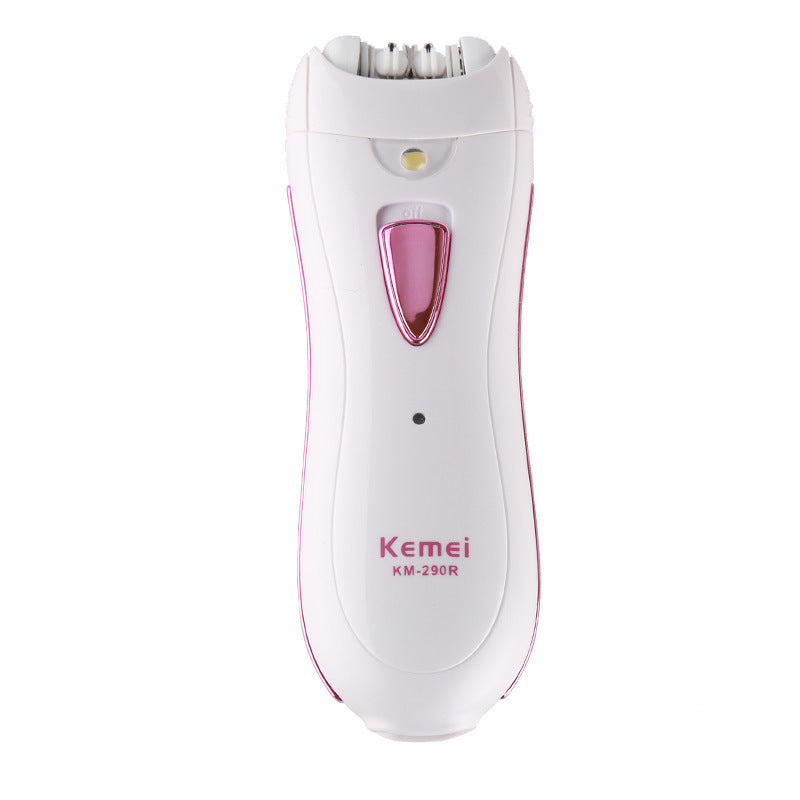 Kemei ladies hair remover KM-290R portable electric underarm hair removal instrument beauty device shaver