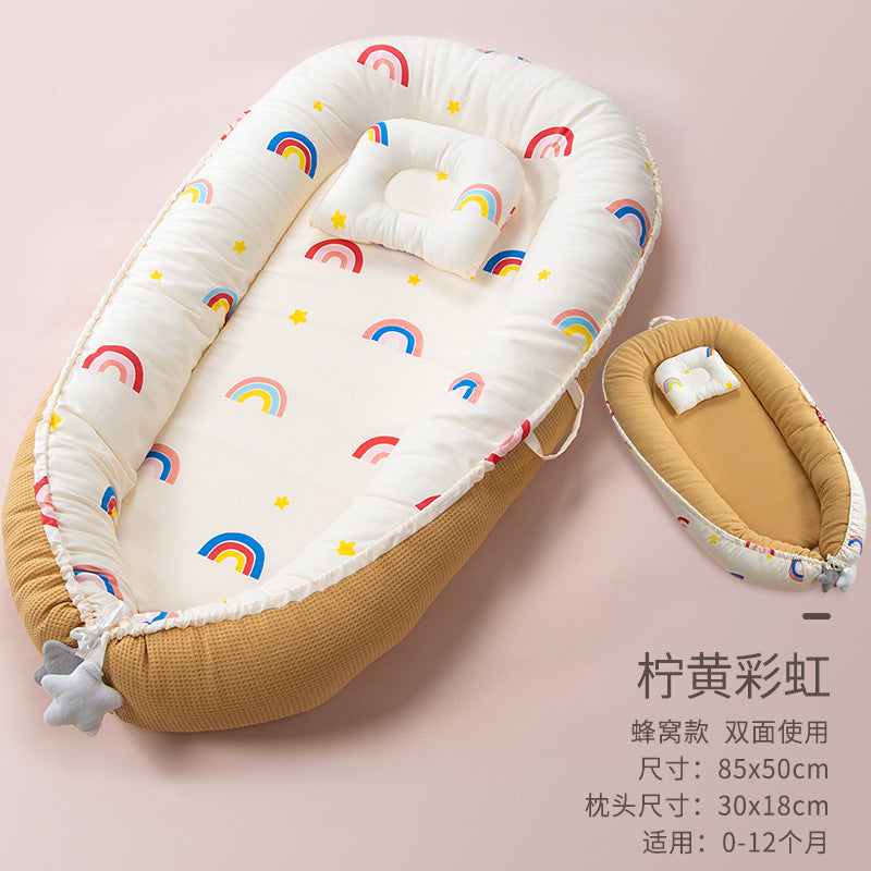 Bed in bed newborn baby bed anti-pressure anti-startle summer bionic baby sleeping safety artifact uterine bed