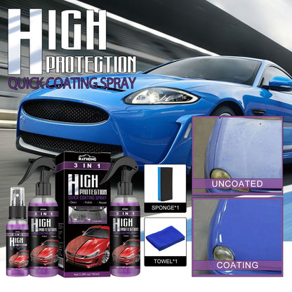 Rayhong 3 in 1 high protection fast car paint spray automatic manual paint color changing cleaning coating spray