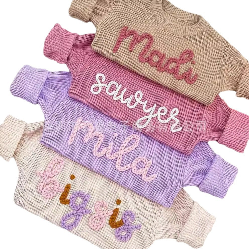 Single piece pattern making without additional charge, spot processing can be sent out within 7 days, embroidery & hand-embroidery baby sweater