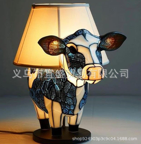 Cross-border magic fantasy color exotic animal lamp image sculpture color light design USB plug light switch ornaments