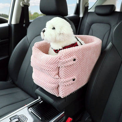 Small dog central control car safety seat pet cat dog bed car seat cushion car anti-dirty artifact