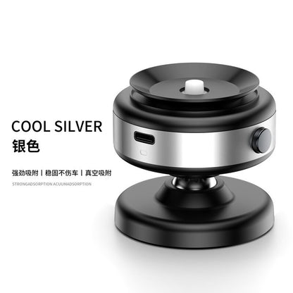 T1 cross-border hot-selling 15W magnetic car navigation support bracket car cool atmosphere light wireless fast charging car