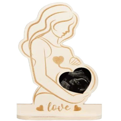 Crafts ornaments baby birth memorial stand baby ultrasound test B ultrasound record pregnant mother spot