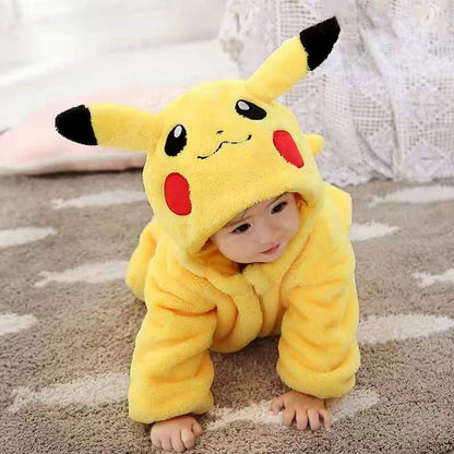 Baby jumpsuit spring and autumn baby clothes type a outer wear crawling clothes newborn baby jumpsuit shape animal children pajamas