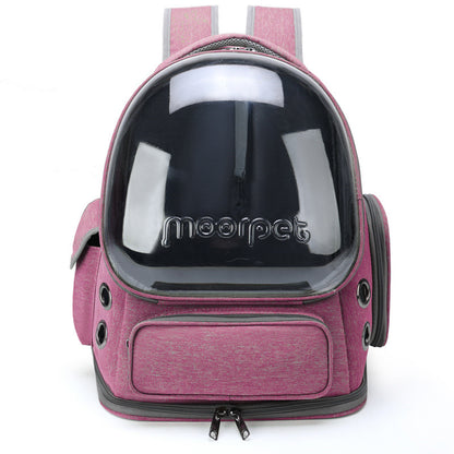 Cat bag pet bag portable backpack breathable space capsule viewing pet bag large space dog bag