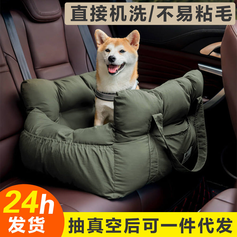 Cross-border car dog kennel pet safety seat multi-purpose outing small and medium-sized dog car portable portable cat bed dog kennel