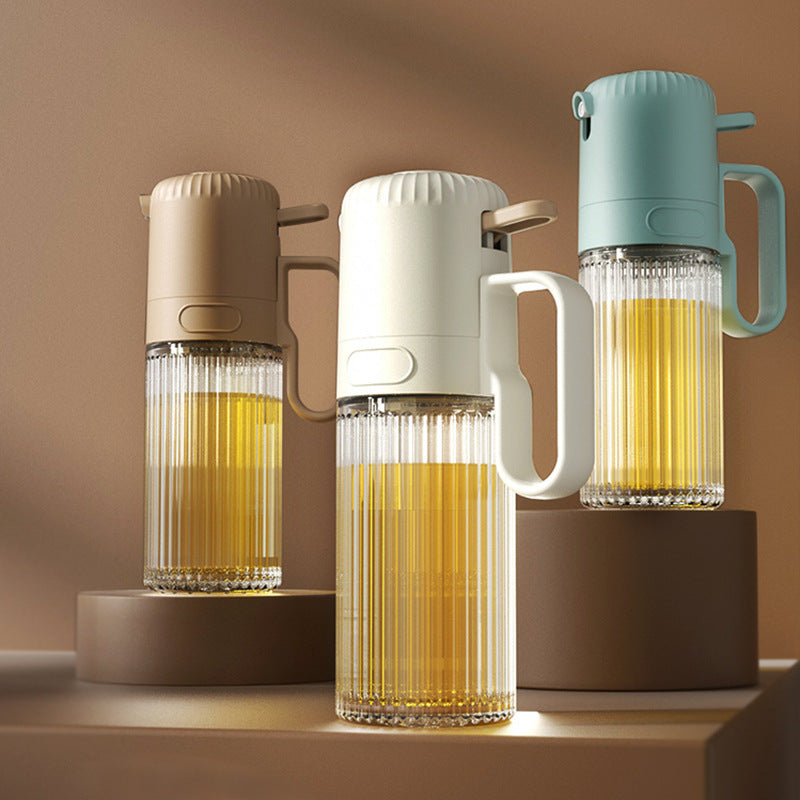 Yige portable press atomizing air fryer oil sprayer kitchen with label classification soy sauce vinegar seasoning bottle spot