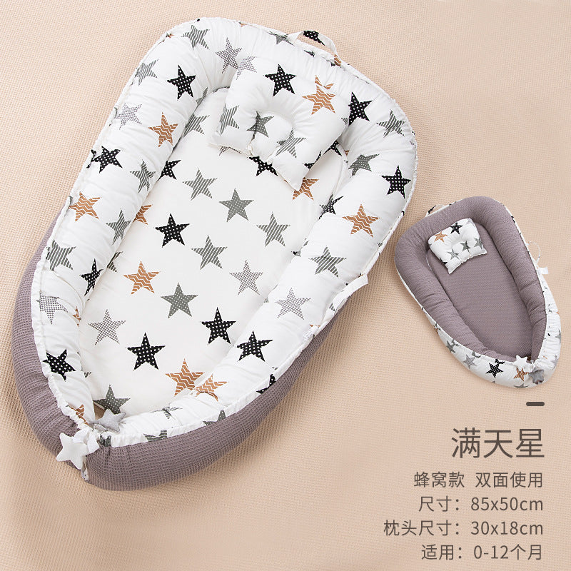 Bed in bed newborn baby bed anti-pressure anti-startle summer bionic baby sleeping safety artifact uterine bed